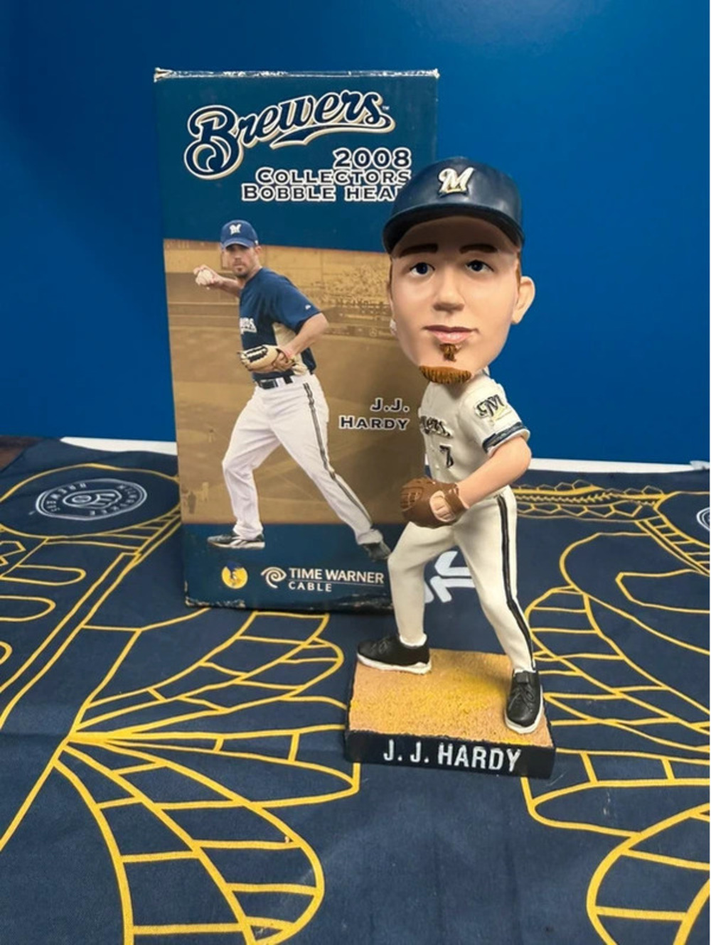 Milwaukee Brewers J.J. Hardy 2008 Bobblehead SGA w/ Box – Excellent Condition